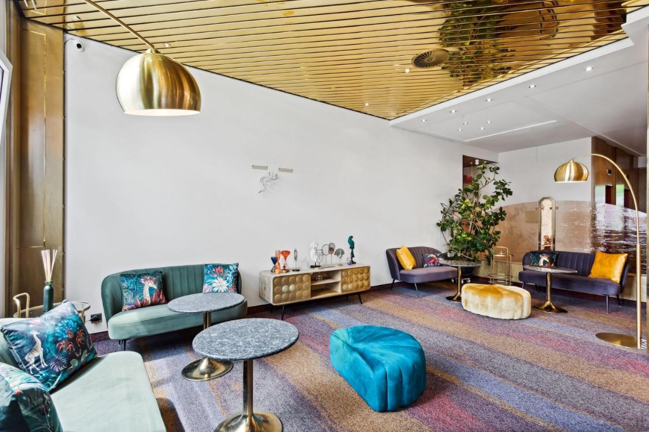 Becozy Au Parc Retro Edition Self-Check-In Rooms & Studios Fribourg Exterior foto