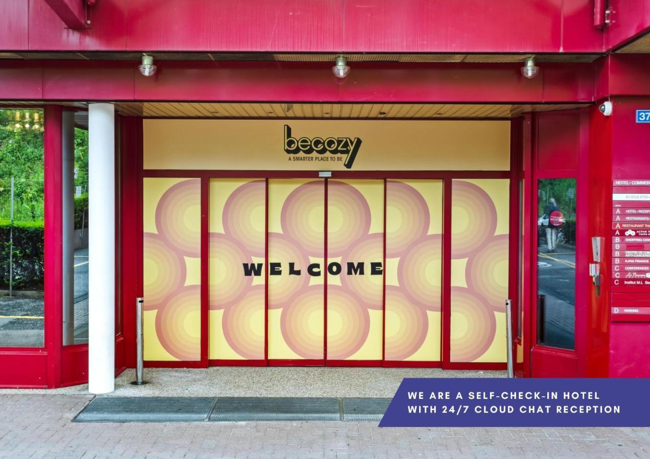 Becozy Au Parc Retro Edition Self-Check-In Rooms & Studios Fribourg Exterior foto