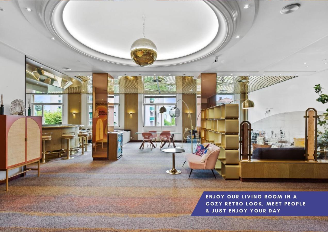 Becozy Au Parc Retro Edition Self-Check-In Rooms & Studios Fribourg Exterior foto